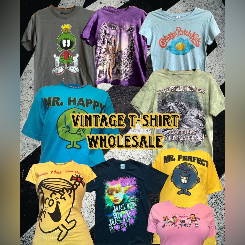 Y2K vintage tee wholesale